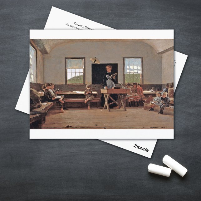 Postal Escuela de campo Winslow Homer (Subido por el creador)