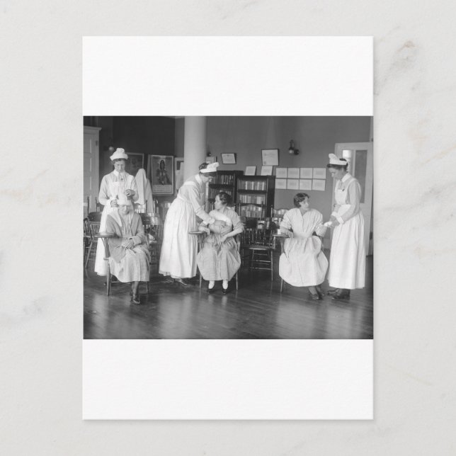 Postal Escuela de enfermería, principios del siglo XX (Anverso)