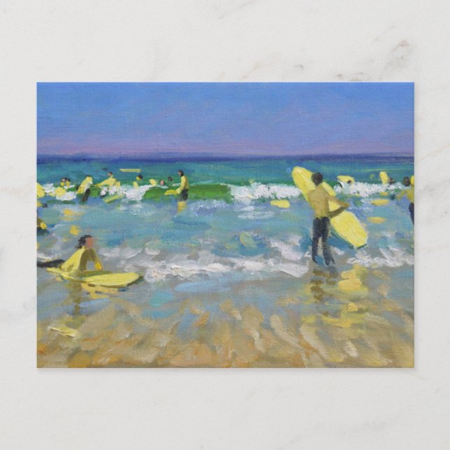 Postal Escuela de la resaca en St Ives (Anverso)