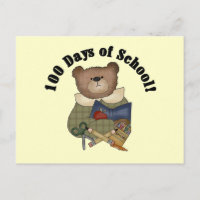 Escuela de Oso de Teddy 100 días camisetas y regal