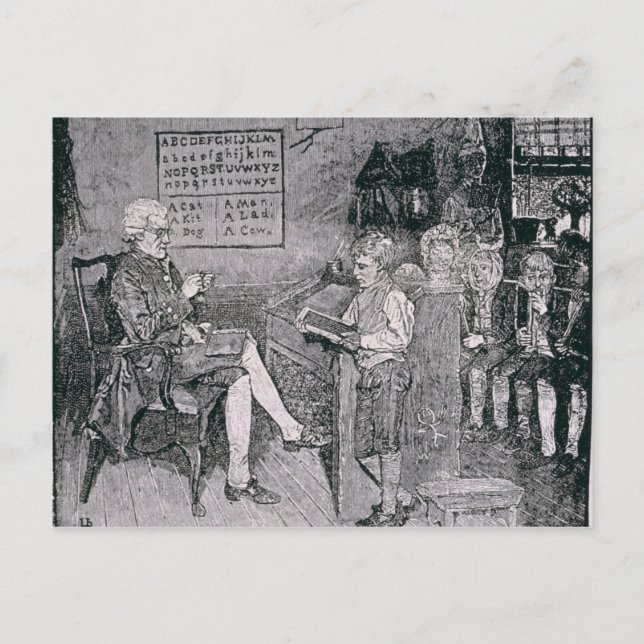 Postal Escuela de vejez en Pensilvania (Anverso)