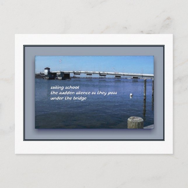 Postal Escuela de vela (Anverso)