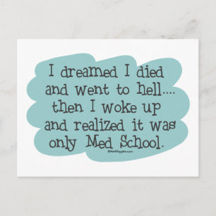 Postal ¿Escuela Med o Infierno?