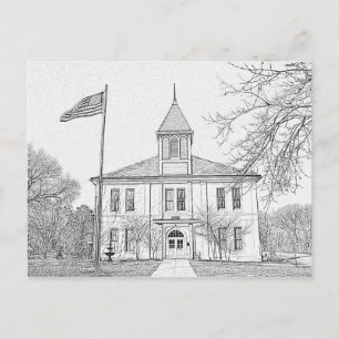 Postal "Escuela Robert E Lee" Paris TN