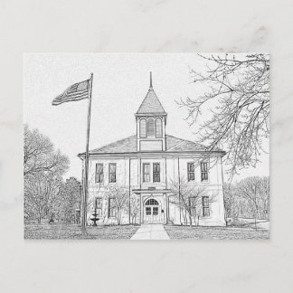 Postal "Escuela Robert E Lee" Paris TN