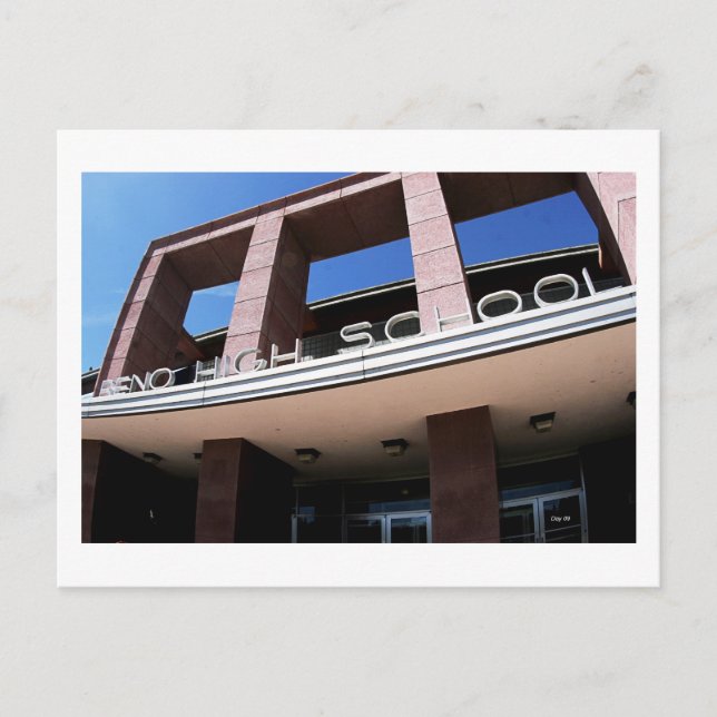 Postal Escuela Secundaria Reno (Anverso)
