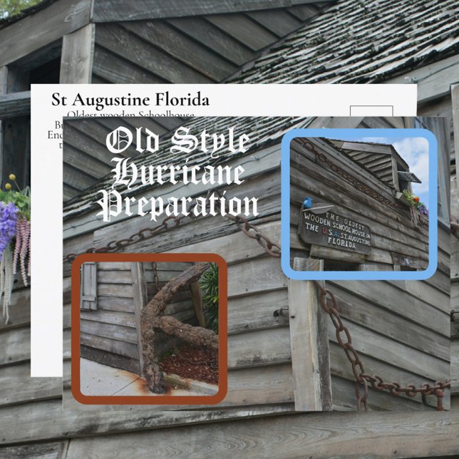Postal Escuela St Augustine FL Oldest Wooden (Subido por el creador)