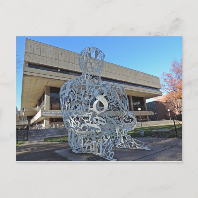 Postal Escultura alquimista (Anverso)