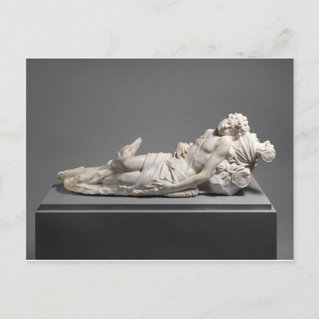 Postal Escultura de Adonis (Anverso)