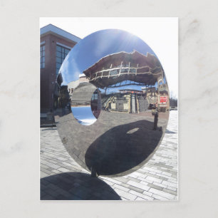 Postal Escultura de espejo