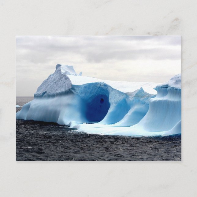 Postal Escultura de Iceberg (Anverso)