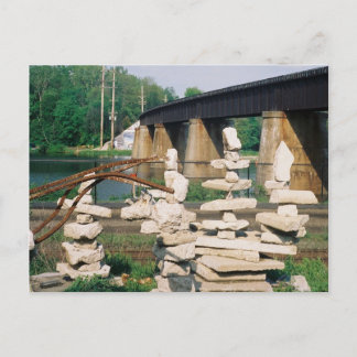 Postal Escultura de rock