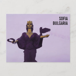 Postal Escultura de Santa Sofía en Sofía, Bulgaria