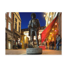Escultura Phil Lynott/ Postcard de Dublín