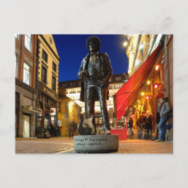 Postal Escultura Phil Lynott/ Postcard de Dublín