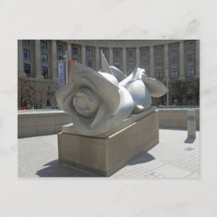 Postal Escultura Rosa Triángulo Federal Washington DC