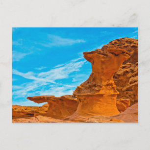 Postal Esculturas de Little Finlandia en roca roja