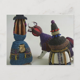 Postal Esculturas de porcelana notada