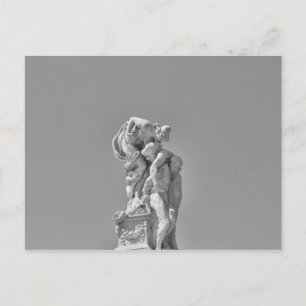Postal Esculturas romanas en composición moderna