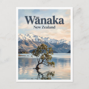 Postal Ese árbol de Wānaka Nueva Zelanda