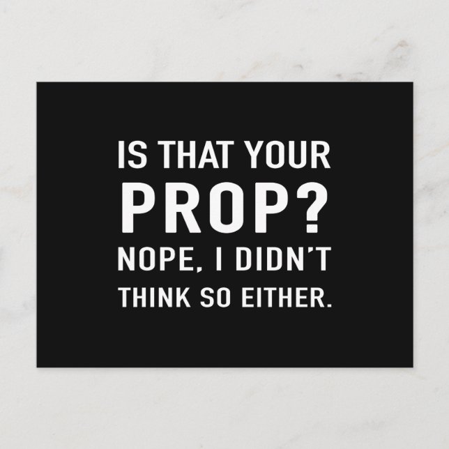 Postal "¿Ese es tu apoyo? Gestor de Fases Gracioso de Nop (Anverso)