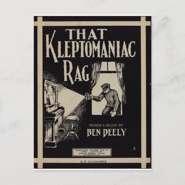 Postal Ese Kleptomaniac Rag (Anverso)