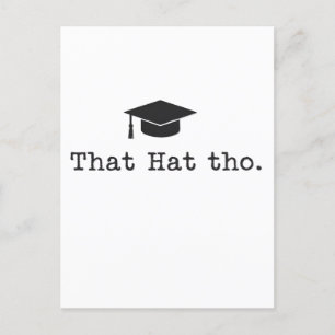Postal Ese Sombrero Tho Divertida Familia Amigos Graduaci
