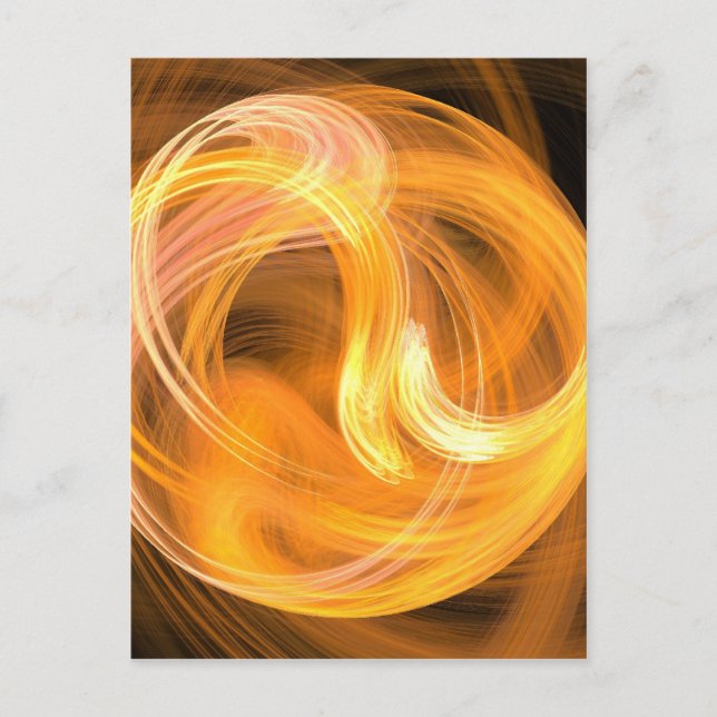 Postal Esfera dorada (Anverso)