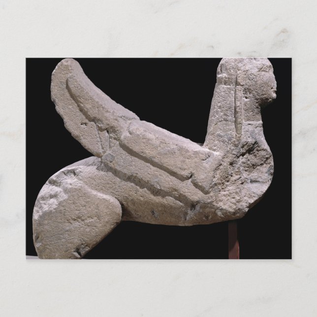 Postal Esfinge, de Vulci (Anverso)