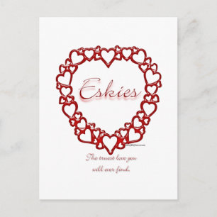 Postal Eskie True Love estadounidense
