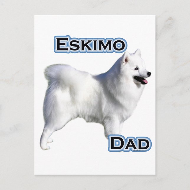 Postal Eskimo Dog Dad 4 (Anverso)