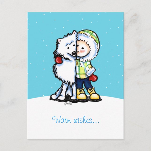 Postal Eskimo Kisses Winter (Anverso)