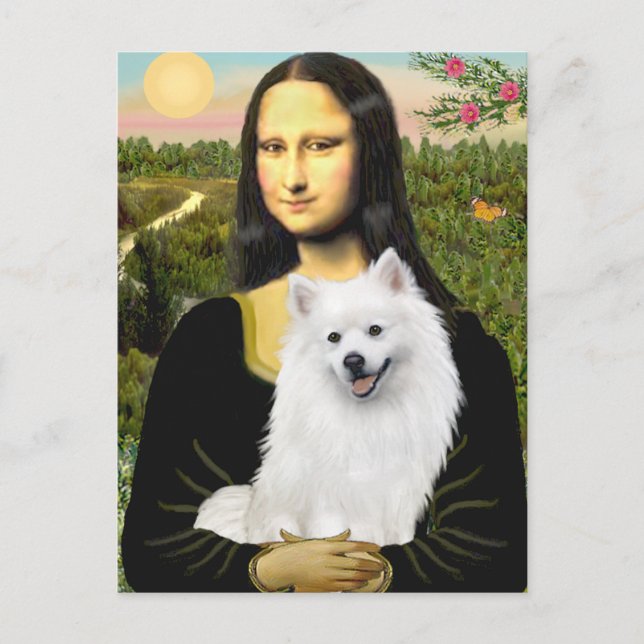 Postal Eskimo Spitz 1 - Mona Lisa (Anverso)