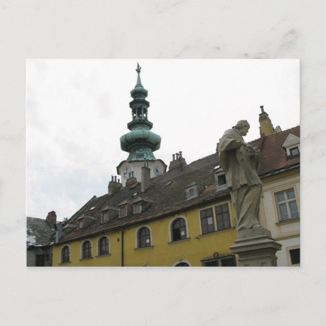 Postal Eslovaquia - Bratislava - Clocks (Anverso)