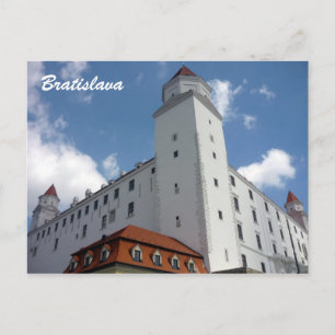 Postal eslovaquia en el castillo de bratislava