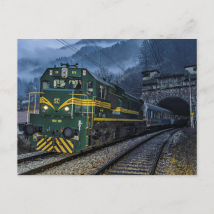 Postal Eslovenia / Austria: Diesel en túnel fronterizo.