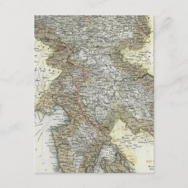 Postal Eslovenia, Croacia (Anverso)