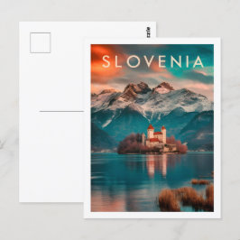 Postal Eslovenia Famoso lugar de viaje