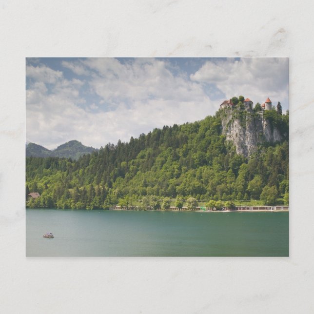 Postal ESLOVENIA, GORENJSKA, Bled: Bled Castle & (Anverso)