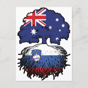 Postal Eslovenia Raíces de árboles australianos eslovenos