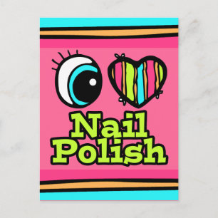 Postal Esmalte de uñas Bright Eye Heart I Love