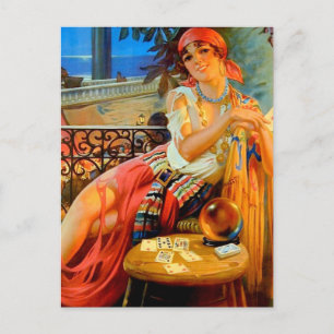 Postal Esme, adivino vintage