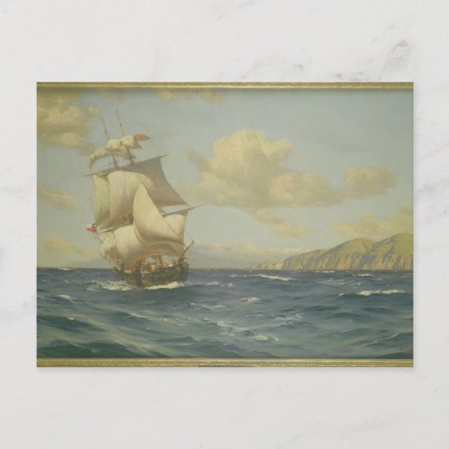 Postal Esmeralda, 1908 (aceite sobre lienzo) (Anverso)