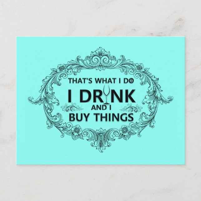 Postal Eso es lo que hago (Anverso)