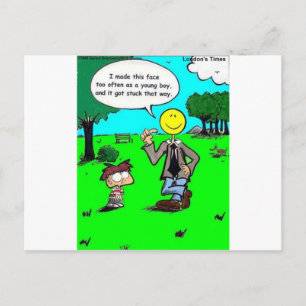 Postal Esos felices rostros de regalos Personalizados fue