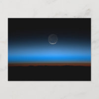 Postal espacial Moon From Space