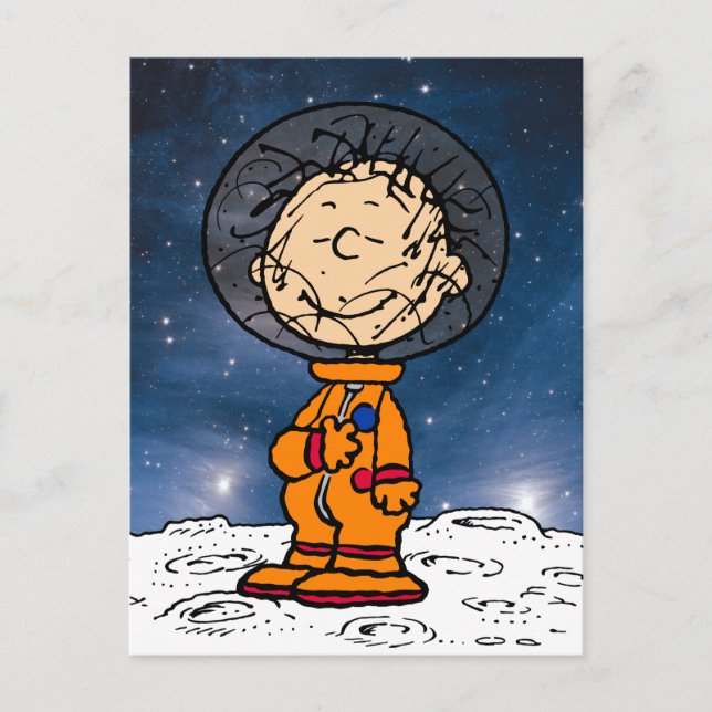 Postal ESPACIO | Astronauta de Pigpen (Anverso)