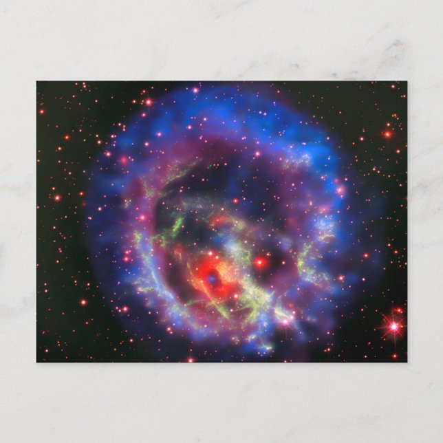 Postal Espacio, astronomía, supernova, galaxia, NASA (Anverso)