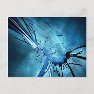 Postal Espacio azul