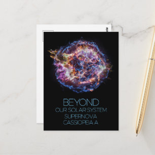 Postal Espacio exterior, Cosmos, Supernova Cassiopeia A